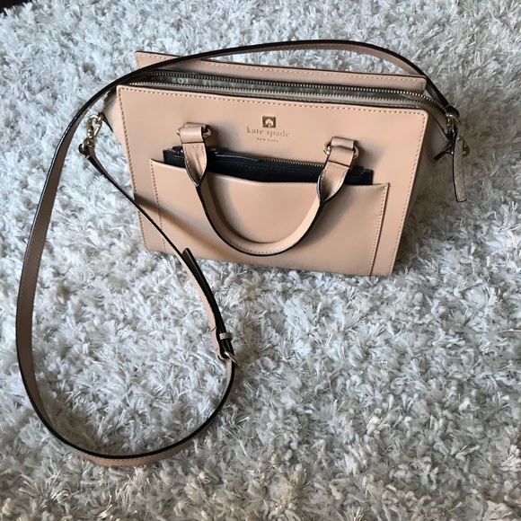 kate spade Handbags - Kate Spade beige and black purse